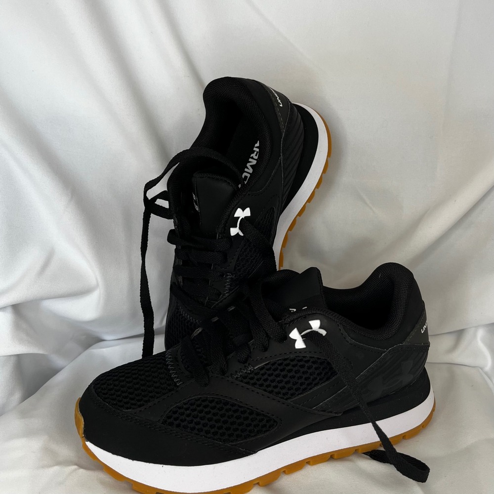 Under Armour Kids Black Running Shoes Athletic Sneakers Size‎ Little Kids 3